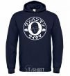 Men`s hoodie One punch man circle ч navy-blue фото