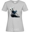 Women's T-shirt Hollow night with a sword grey фото
