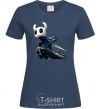 Women's T-shirt Hollow night with a sword navy-blue фото
