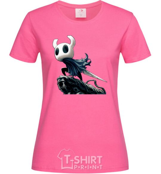 Женская футболка Hollow night с мечем Ярко-розовый фото