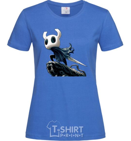 Женская футболка Hollow night с мечем Ярко-синий фото