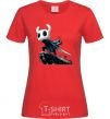 Women's T-shirt Hollow night with a sword red фото