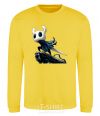 Sweatshirt Hollow night with a sword yellow фото