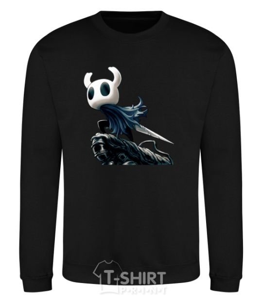 Sweatshirt Hollow night with a sword black фото