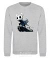 Sweatshirt Hollow night with a sword sport-grey фото