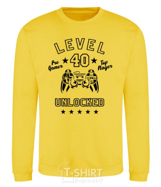 Sweatshirt Level 40 yellow фото