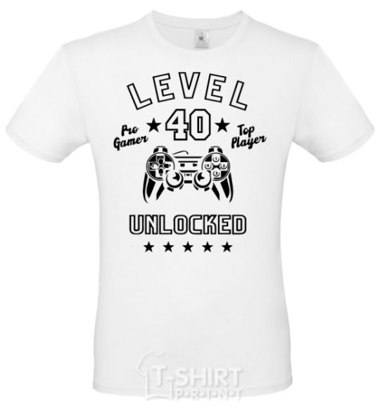 Мужская футболка Level 40 Белый фото