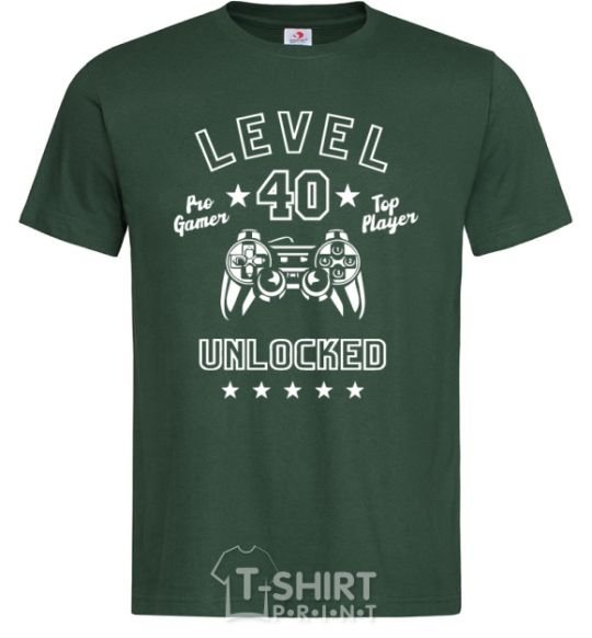 Мужская футболка Level 40 Темно-зеленый фото