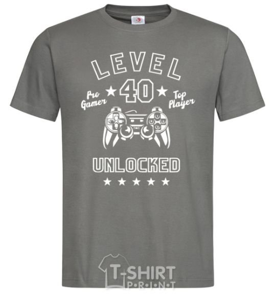 Мужская футболка Level 40 Графит фото