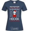 Женская футболка HOHOHODOR Темно-синий фото