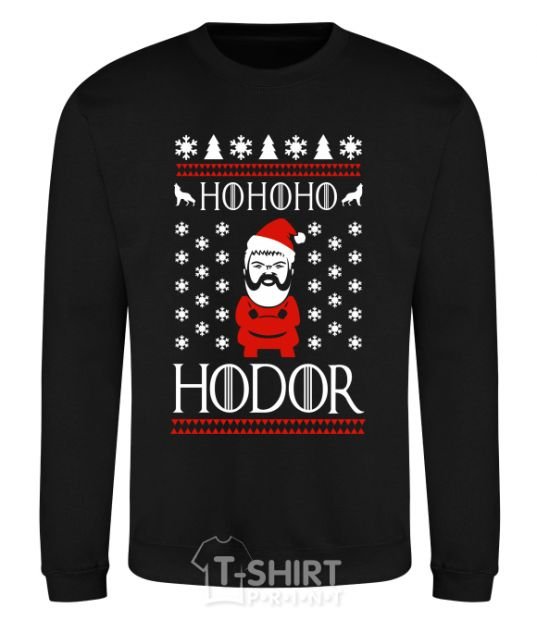 Свитшот HOHOHODOR Черный фото