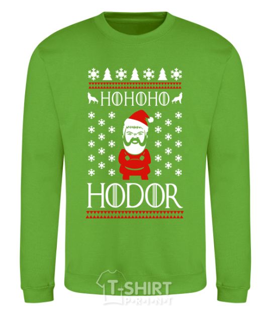 Sweatshirt HOHOHODOR orchid-green фото