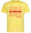 Men's T-Shirt One puch man text cornsilk фото