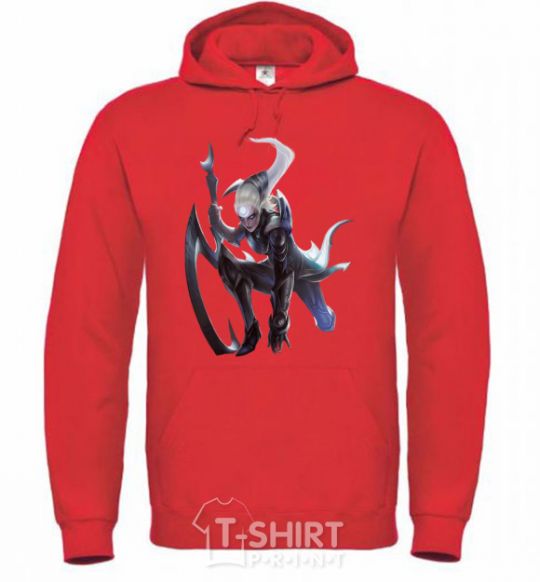 Men`s hoodie league of legends DIANA bright-red фото