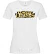 Women's T-shirt League of legends logo V.1 White фото