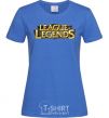 Women's T-shirt League of legends logo V.1 royal-blue фото