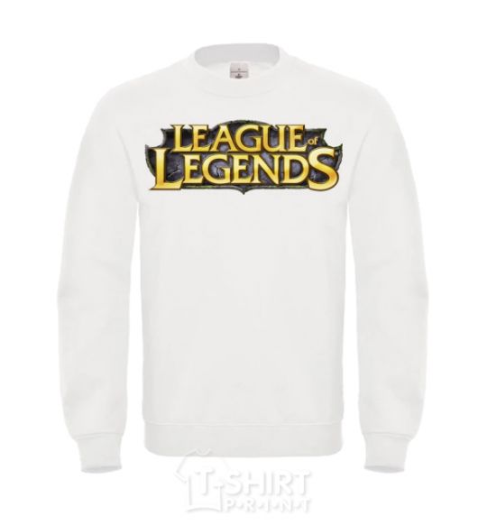 Свитшот League of legends logo V.1 Белый фото