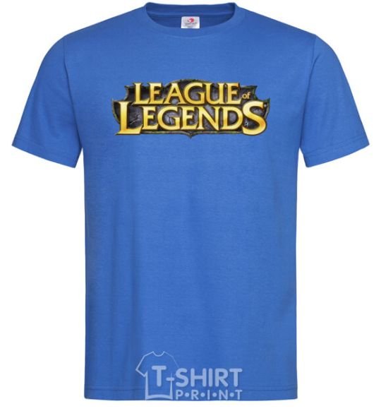 Men's T-Shirt League of legends logo V.1 royal-blue фото