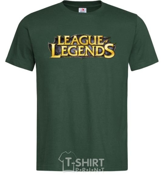 Men's T-Shirt League of legends logo V.1 bottle-green фото