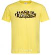 Men's T-Shirt League of legends logo V.1 cornsilk фото