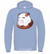 Men`s hoodie League of legends Poro sky-blue фото