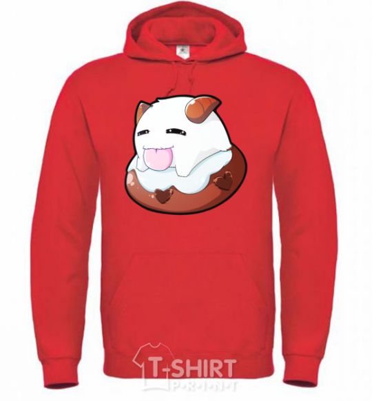 Men`s hoodie League of legends Poro bright-red фото