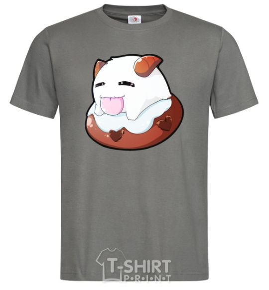 Men's T-Shirt League of legends Poro dark-grey фото