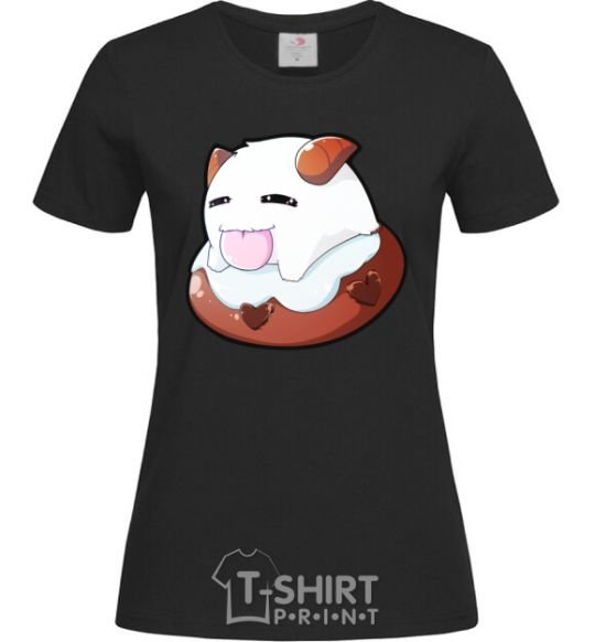 Women's T-shirt League of legends Poro black фото