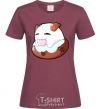 Women's T-shirt League of legends Poro burgundy фото