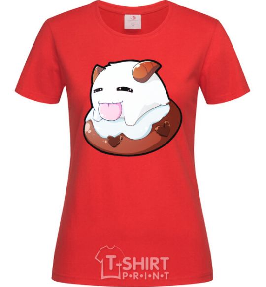 Women's T-shirt League of legends Poro red фото