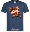 Мужская футболка League of legends Teemo Темно-синий фото