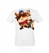 Мужская футболка League of legends Teemo Белый фото