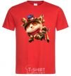 Мужская футболка League of legends Teemo Красный фото