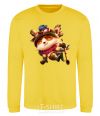 Sweatshirt League of legends Teemo yellow фото