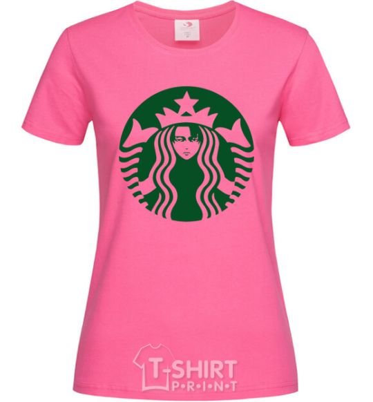 Women's T-shirt Starbucks Levi heliconia фото