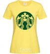 Women's T-shirt Starbucks Levi cornsilk фото