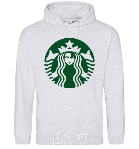 Men`s hoodie Starbucks Levi sport-grey фото