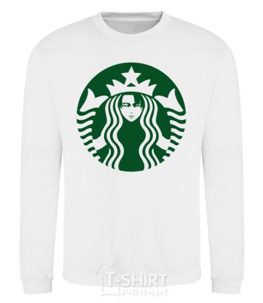 Sweatshirt Starbucks Levi White фото