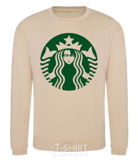 Sweatshirt Starbucks Levi sand фото