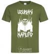 Men's T-Shirt Naruto Skull B&W millennial-khaki фото