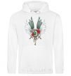 Men`s hoodie Attack of the titans crests White фото