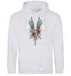 Men`s hoodie Attack of the titans crests sport-grey фото