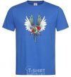 Men's T-Shirt Attack of the titans crests royal-blue фото