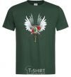 Men's T-Shirt Attack of the titans crests bottle-green фото