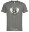 Men's T-Shirt Attack of the titans crests dark-grey фото