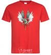 Men's T-Shirt Attack of the titans crests red фото