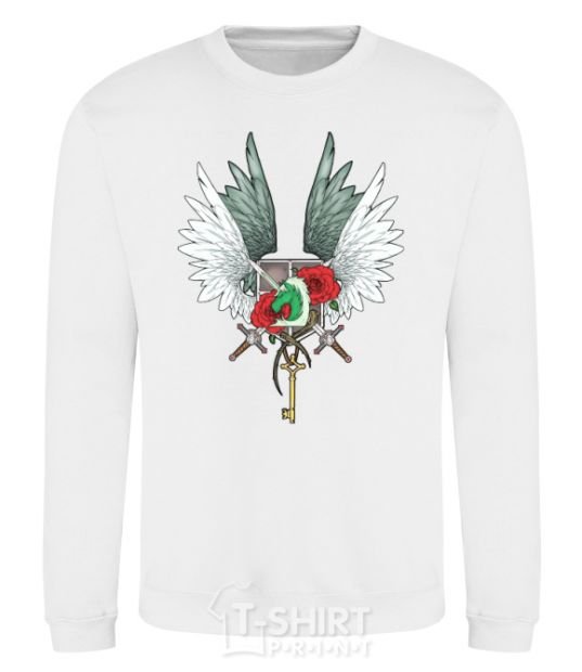 Sweatshirt Attack of the titans crests White фото