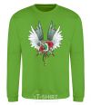 Sweatshirt Attack of the titans crests orchid-green фото