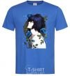 Men's T-Shirt Al in Roses Notebook of Death royal-blue фото