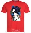 Men's T-Shirt Al in Roses Notebook of Death red фото